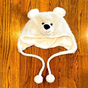 Chaos girl’s polar bear fleece hat